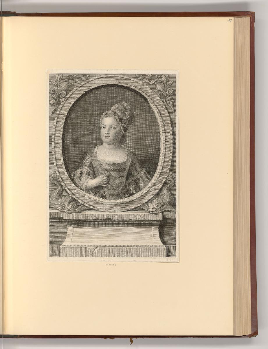 Französische Druckgrafiken des 18. Jahrhunderts, Porträt Louis Ferdinand de Bourbon, Inv. Nr.: …