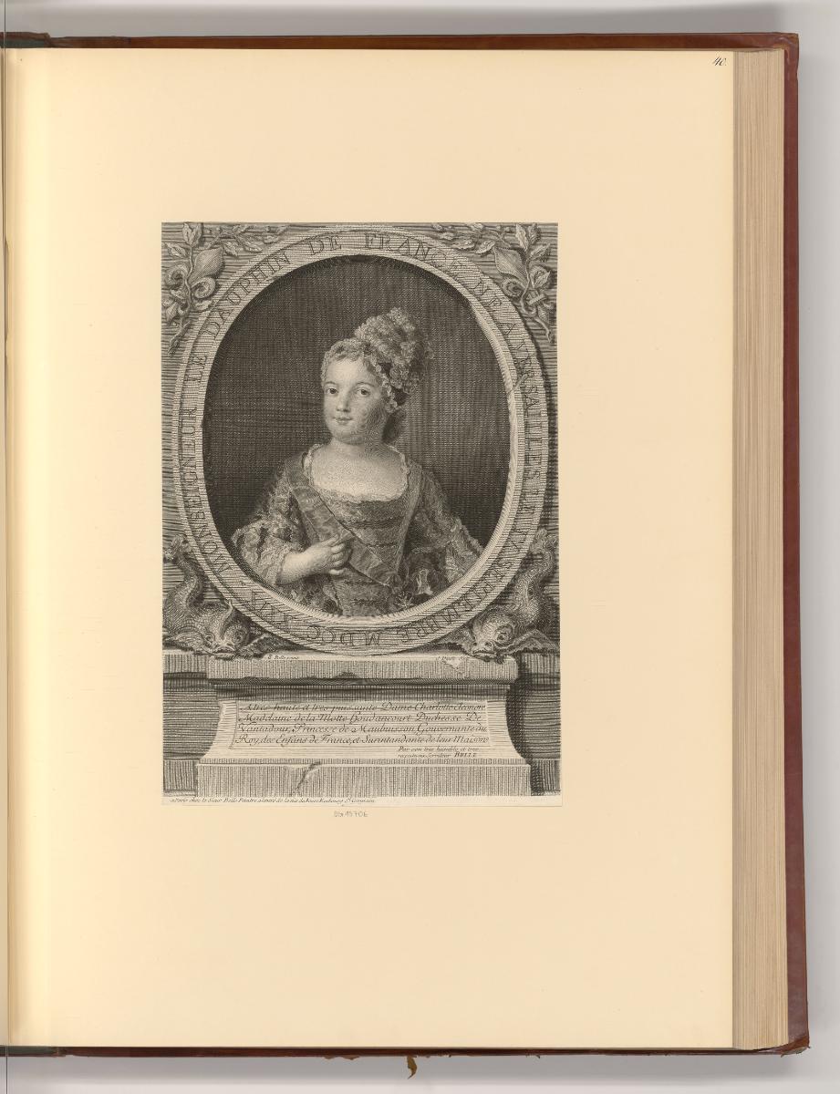 Französische Druckgrafiken des 18. Jahrhunderts, Porträt Louis Ferdinand de Bourbon, Inv. Nr.: …