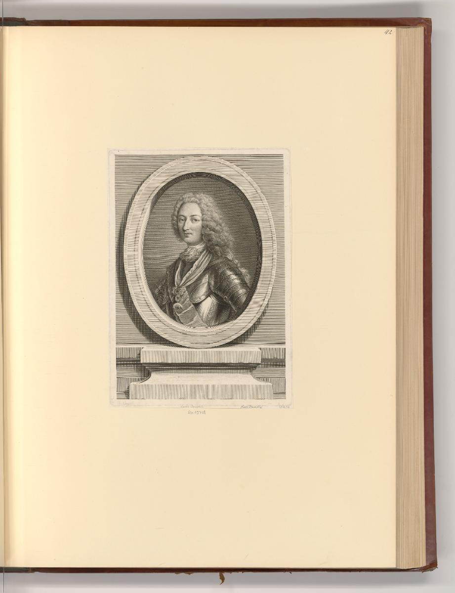 Französische Druckgrafiken des 18. Jahrhunderts, Porträt Louis I. de Bourbon, Inv. Nr.: Frankre…