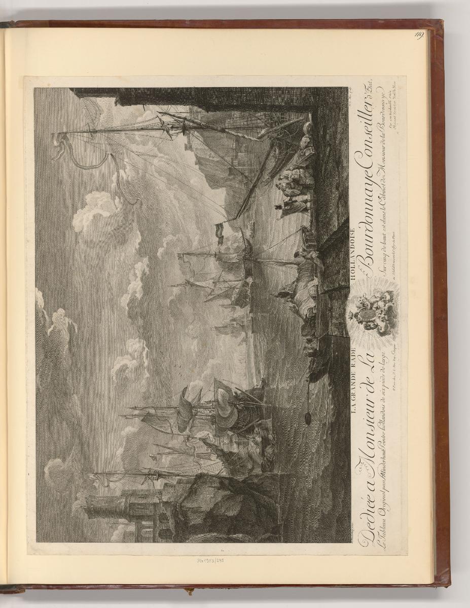 Französische Druckgrafiken des 18. Jahrhunderts, La grande rade hollandoise, Inv. Nr.: Frankrei…