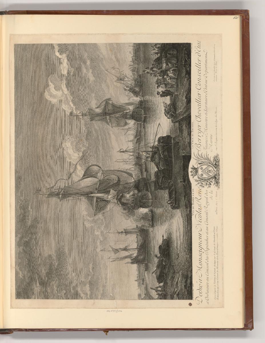 Französische Druckgrafiken des 18. Jahrhunderts, Vue du bassin st de la ville de bruges, Inv. N…