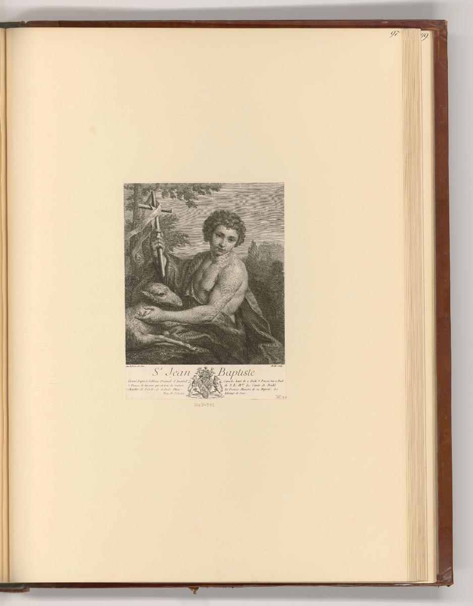 Französische Druckgrafiken des 18. Jahrhunderts, Heiliger Johannes der Täufer, Inv. Nr.: Frankr…