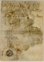 Anonym, Ruinenreste, von Bäumen bewachsen; zwei Staffagefiguren, Inv. Nr.: 37033