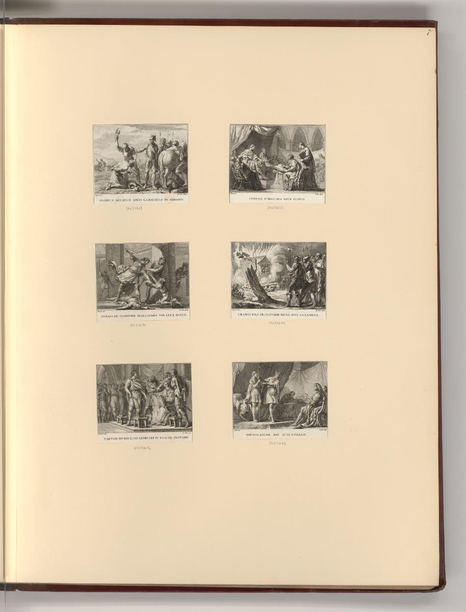 Druckgrafiken von Jacques-Philippe Le Bas und Jean Joseph Balechou, Figures de l'histoire de Fr…