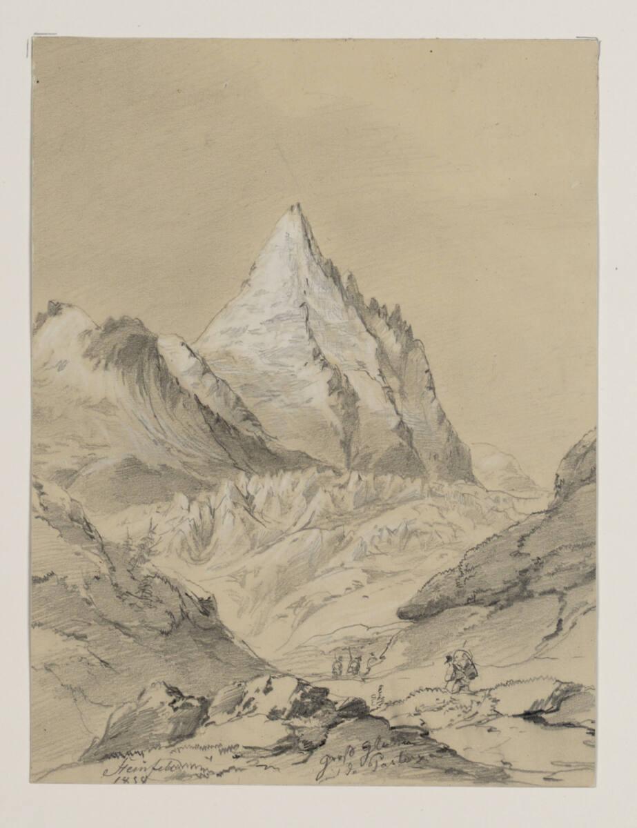 Franz Steinfeld (der Jüngere), Der Großglockner von der Pasterze, Inv. Nr.: 37157