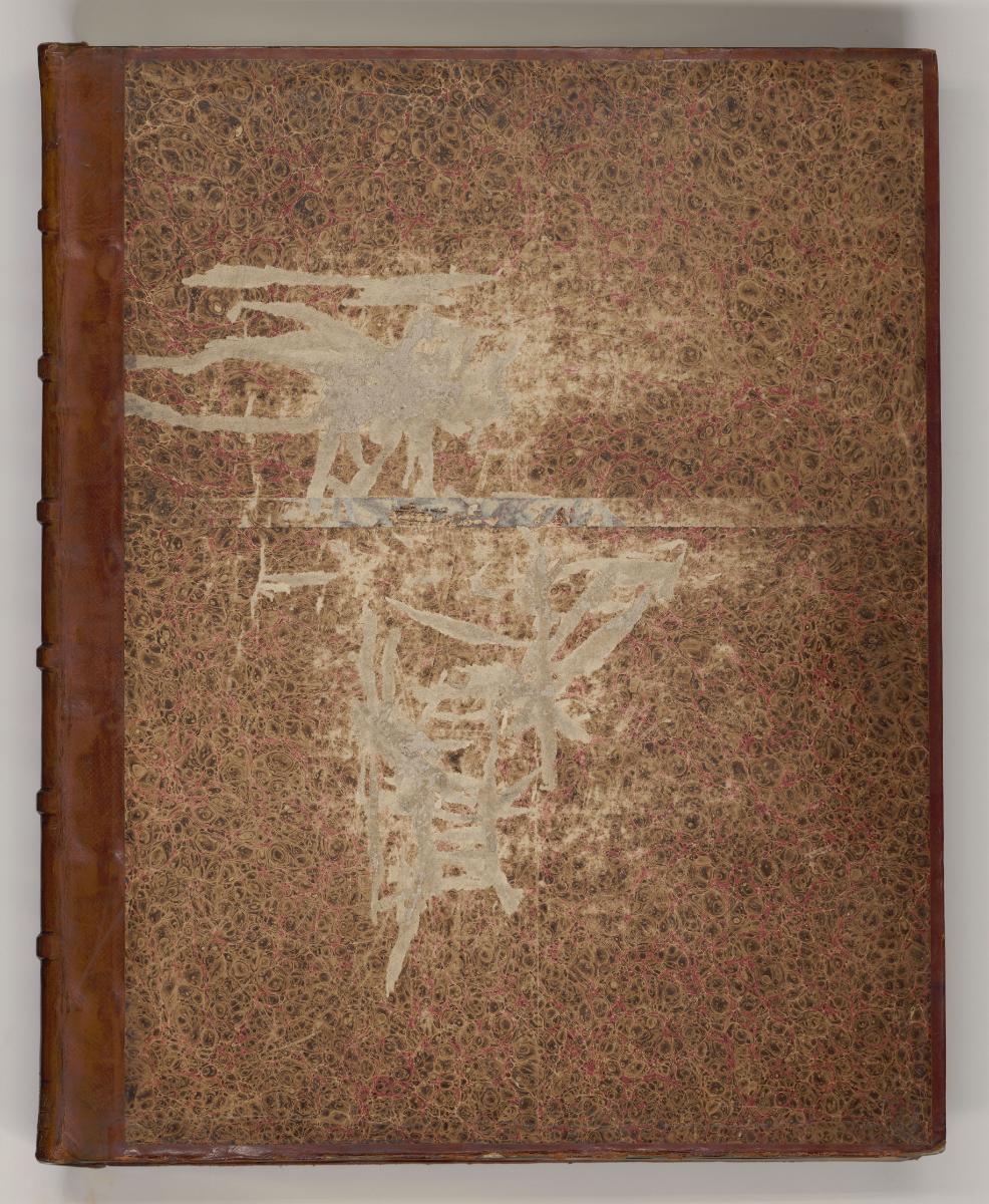 Französische Druckgrafiken aus der 2. Hälfte des 18. Jahrhunderts, Deckel vorne, Inv. Nr.: Fran…