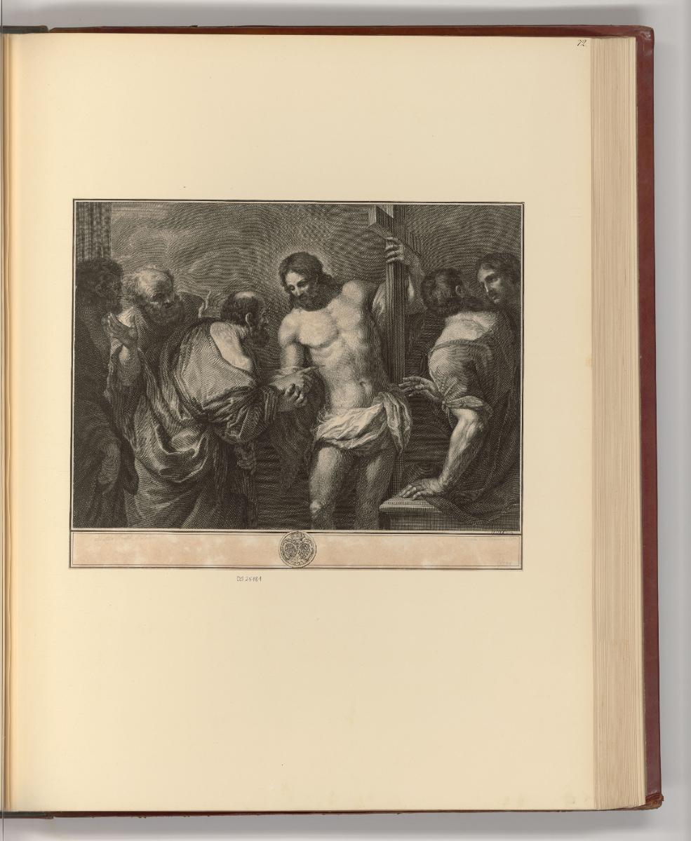 Französische Druckgrafiken aus der 2. Hälfte des 18. Jahrhunderts, Der ungläubige Thomas, Inv. …