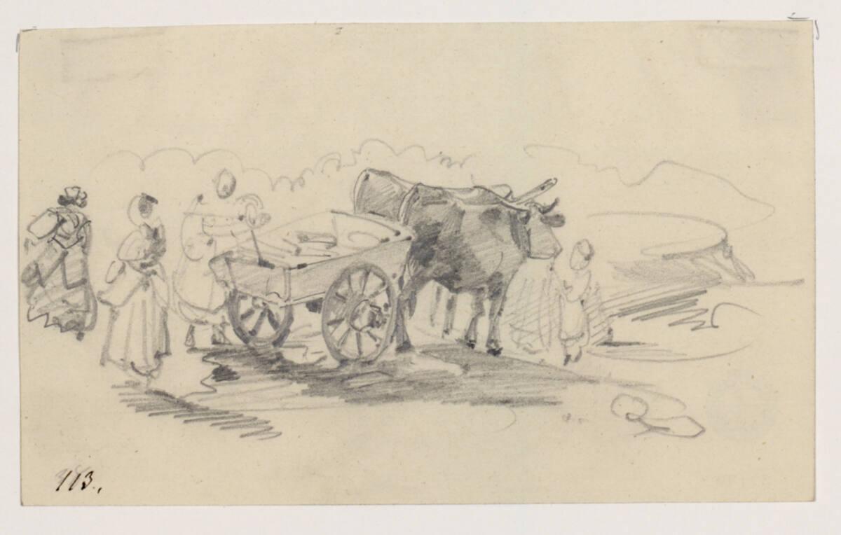 Thomas Ender, Ochsengespann, Inv. Nr.: 37180