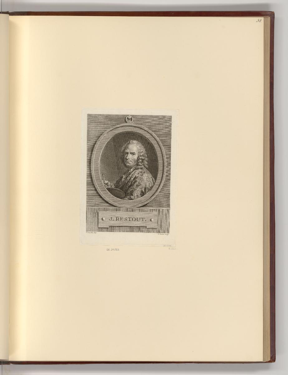 Französische Druckgrafiken des 18. und frühen 19. Jahrhunderts, Porträt Jean Restout, Inv. Nr.:…