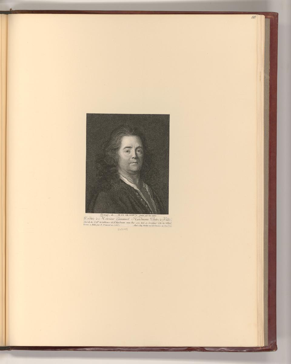 Französische Druckgrafiken des späten 18. und frühen 19. Jahrhunderts, Porträt Jean Grimoux, In…