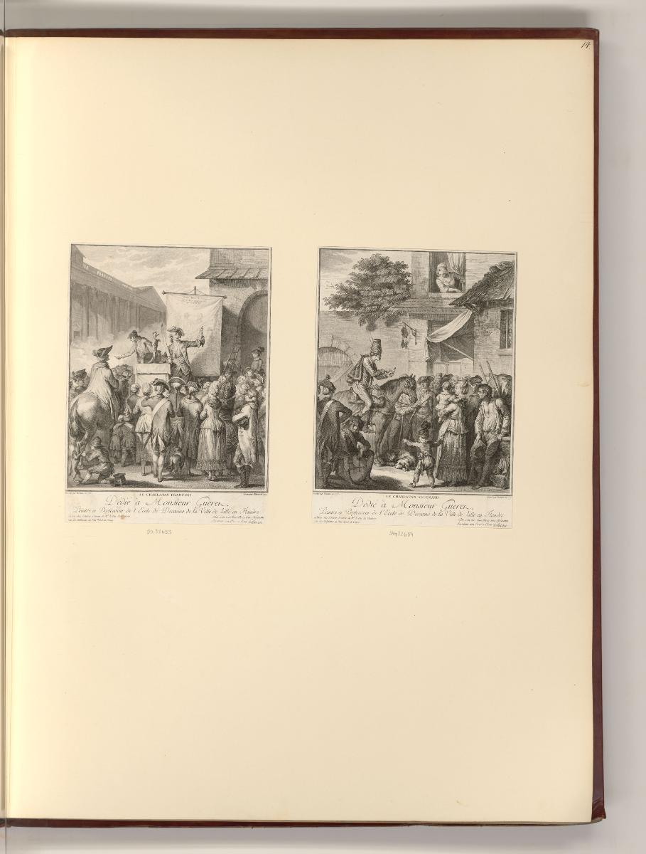 Französische Druckgrafiken des späten 18. und frühen 19. Jahrhunderts, Le charlatan français; L…