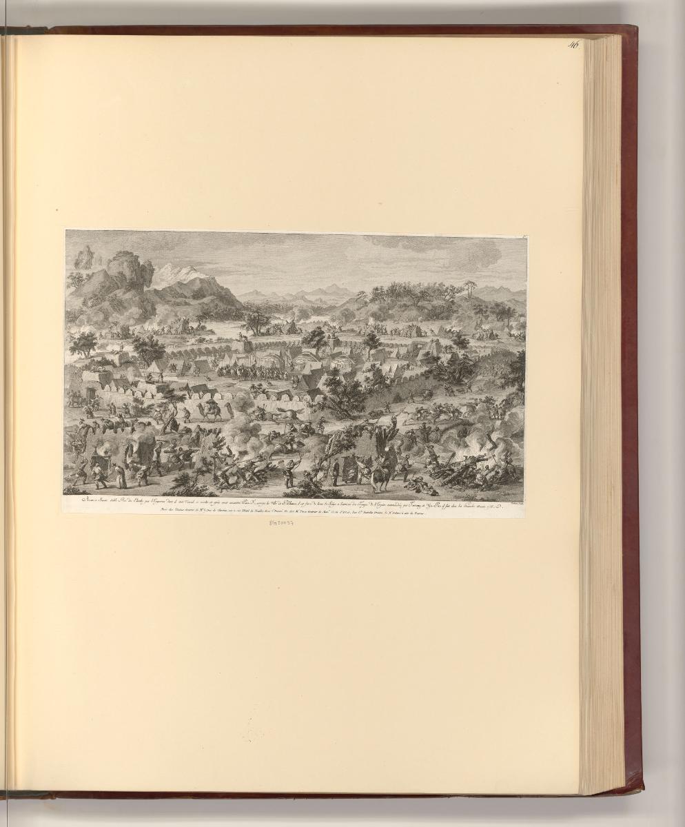 Französische Druckgrafiken des späten 18. und frühen 19. Jahrhunderts, Landschaft mit großer Ka…
