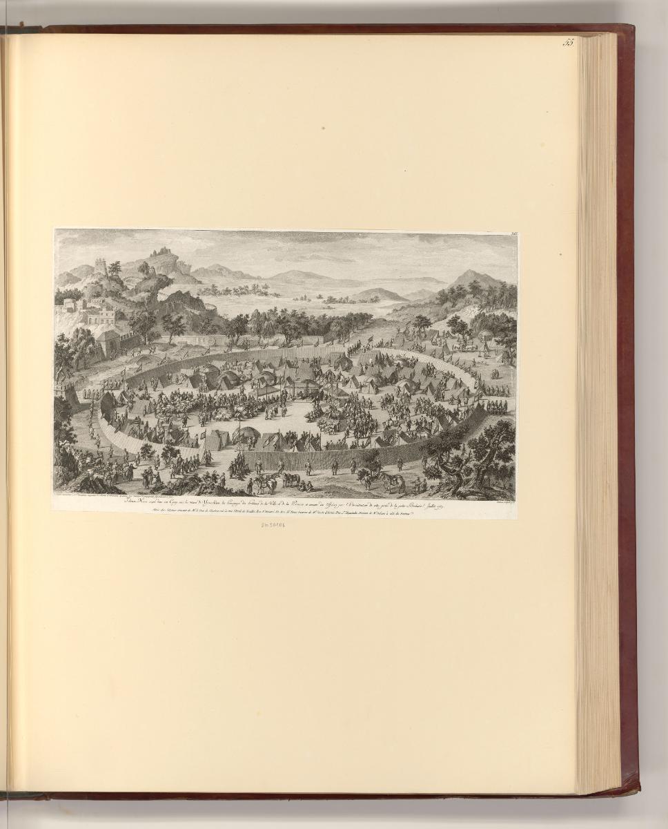 Französische Druckgrafiken des späten 18. und frühen 19. Jahrhunderts, Landschaft mit befestigt…