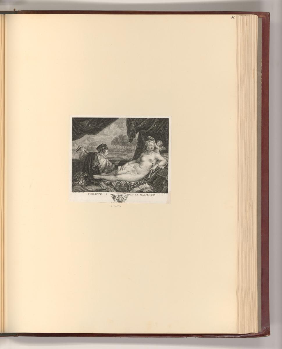 Französische Druckgrafiken des späten 18. und frühen 19. Jahrhunderts, Philippe II et sa Maitre…