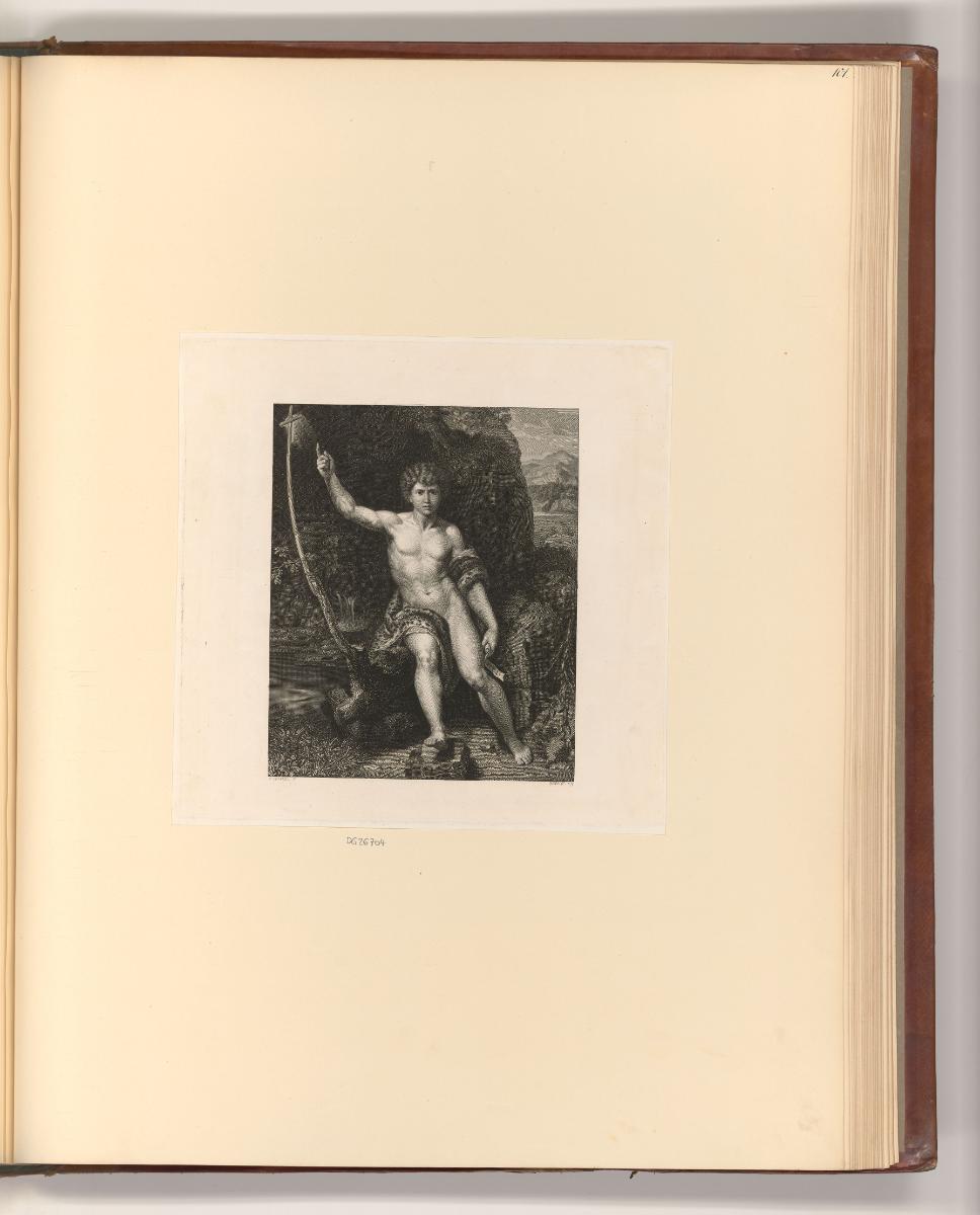 Französische Druckgrafiken des 18. und 19. Jahrhunderts, Johannes der Täufer in der Wüste, Inv.…