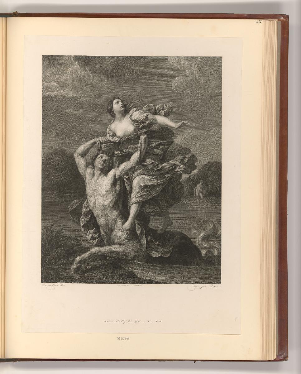Französische Druckgrafiken des 18. und 19. Jahrhunderts, Der Kentaur Nessus entführt Dejanira, …