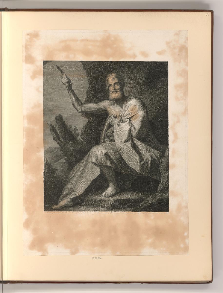 Französische Druckgrafiken des 18. und 19. Jahrhunderts, Heiliger Bartholomäus, Inv. Nr.: Frank…