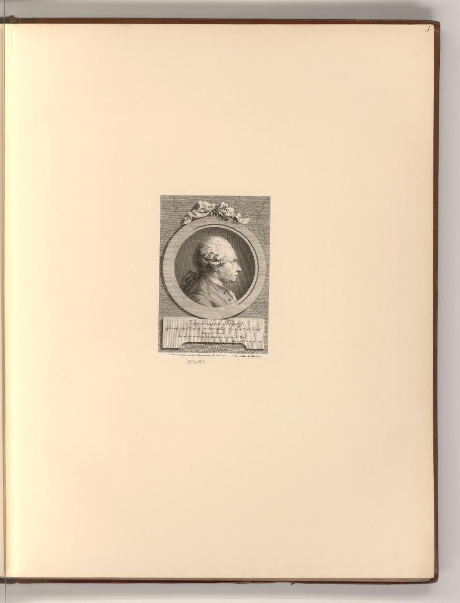 Französische Druckgrafiken des 18. und 19. Jahrhunderts, Porträt Jean Jacques Flipart, Inv. Nr.…