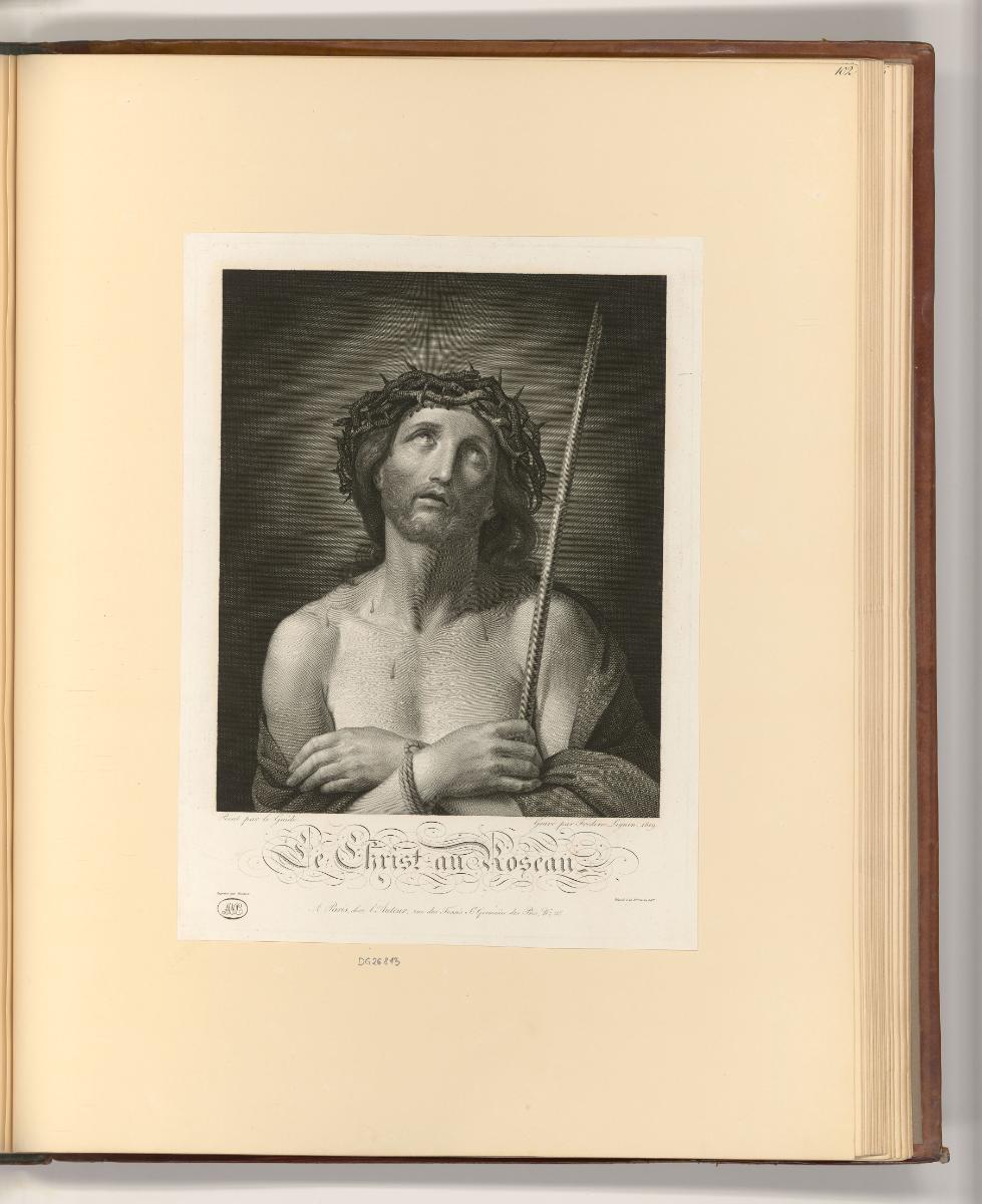 Französische Druckgrafiken des 19. Jahrhunderts, Der Schmerzensmann, Inv. Nr.: Frankreich nach …