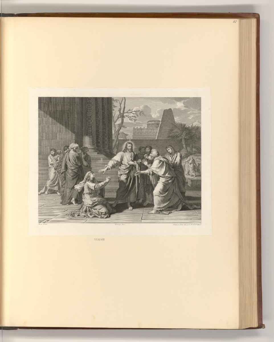 Französische Druckgrafiken des 19. Jahrhunderts, Christus und die kanaanäische Frau, Inv. Nr.: …