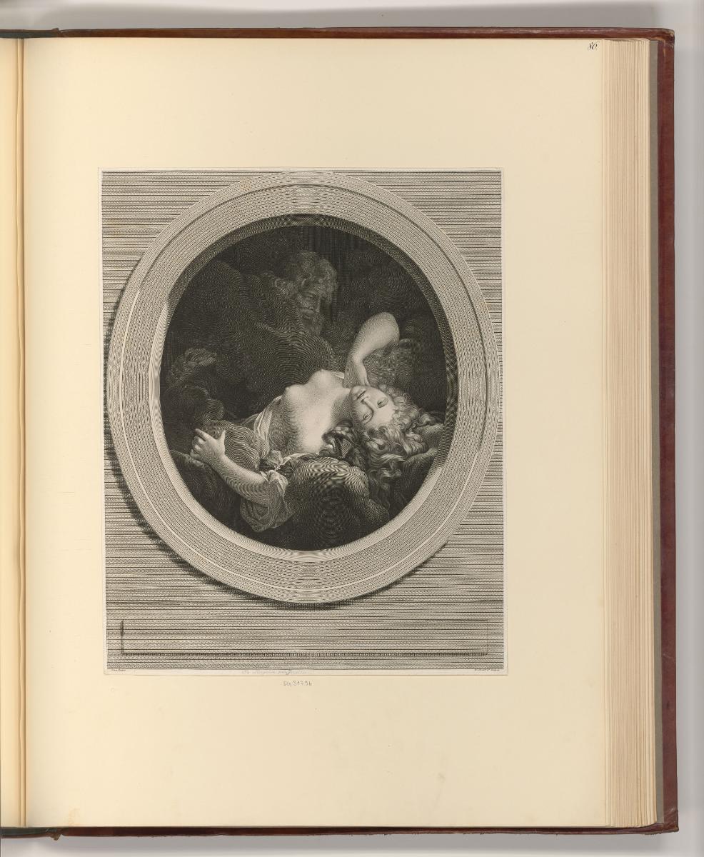 Französische Druckgrafiken des 18. und 19. Jahrhunderts, Jupiter und Io, Inv. Nr.: Frankreich n…