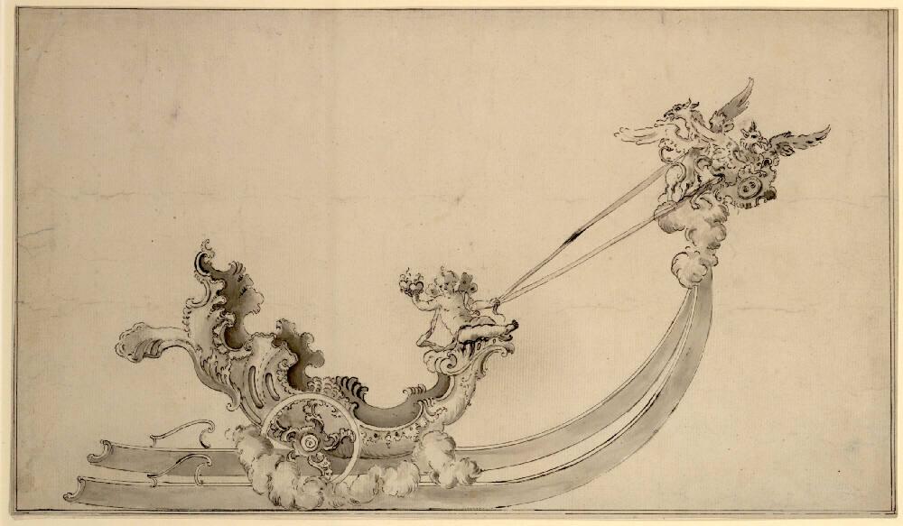 Entwurf zu einem Prunkschlitten, Inv. Nr.: 37640