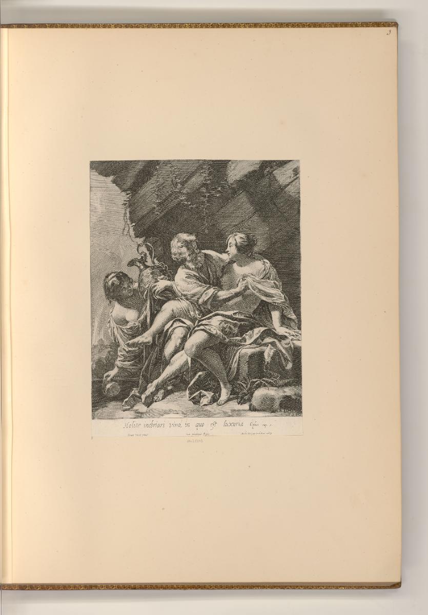 Druckgrafiken nach Simon Vouet, Lot und seine Töchter, Inv. Nr.: Frankreich nach Sektionen II/1…