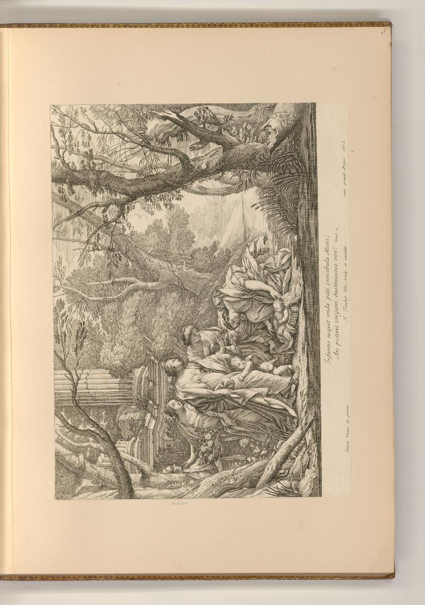 Druckgrafiken nach Simon Vouet, Auffindung des Moses, Inv. Nr.: Frankreich nach Sektionen II/1,…