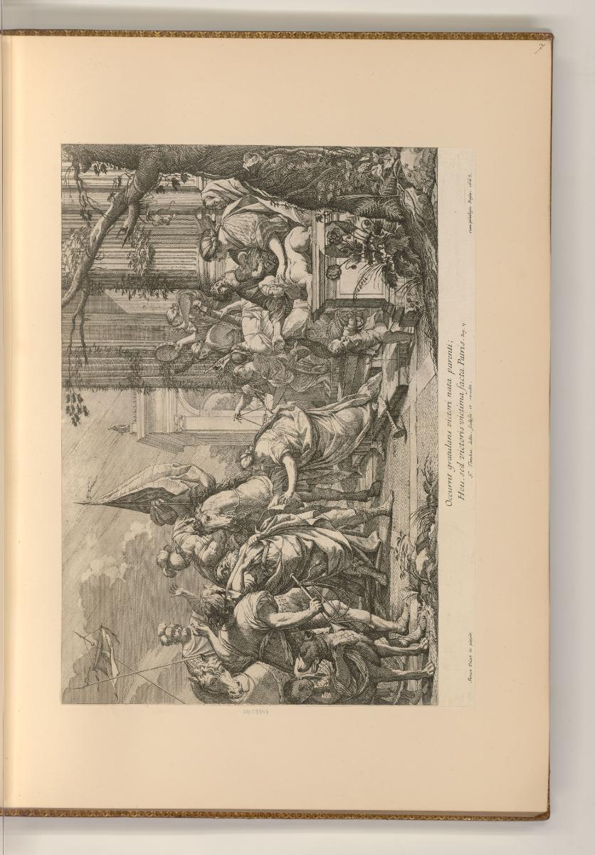 Druckgrafiken nach Simon Vouet, Rückkehr des Jiftach, Inv. Nr.: Frankreich nach Sektionen II/1,…