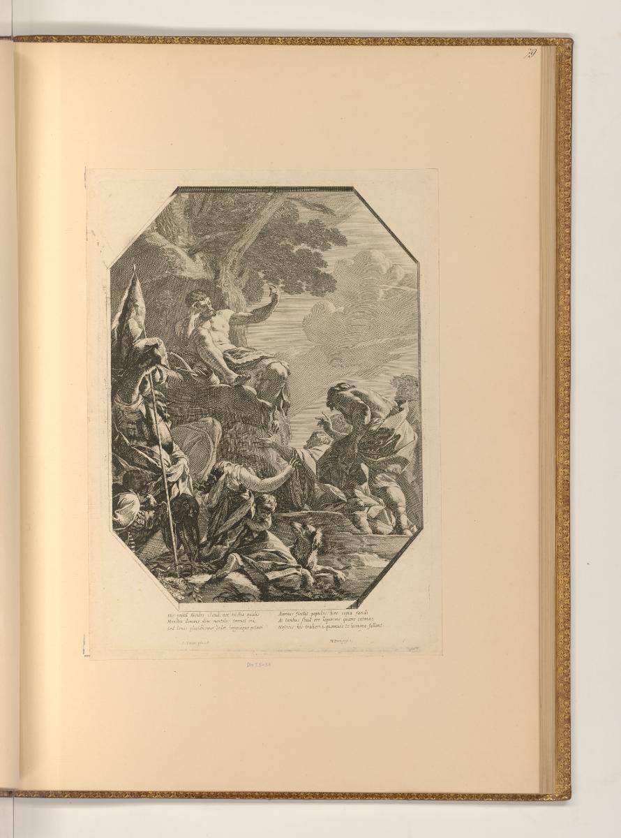 Druckgrafiken nach Simon Vouet, Herkules vor einer Gruppe von Menschen, Inv. Nr.: Frankreich na…