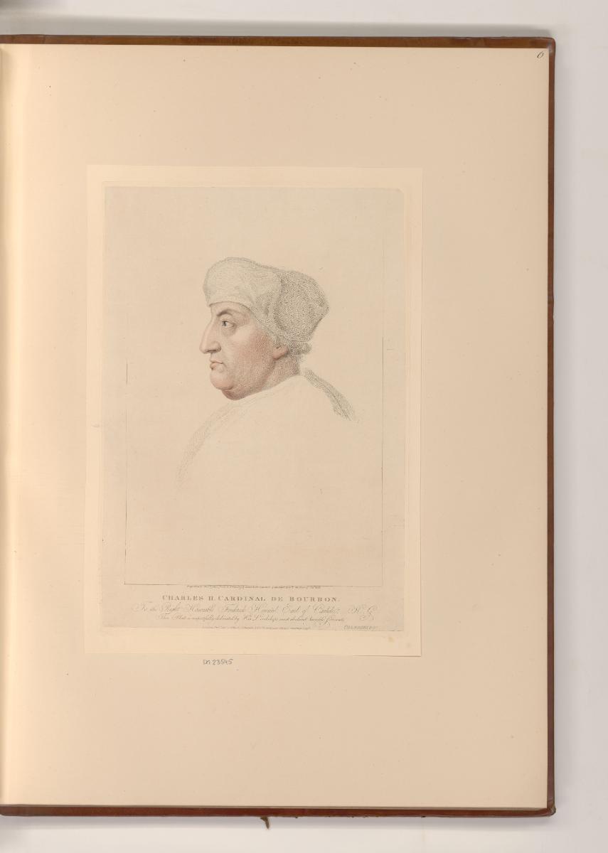 Französische Druckgrafiken des 17. Jahrhunderts, Porträt Charles II., Cardinal de Bourbon, Inv.…