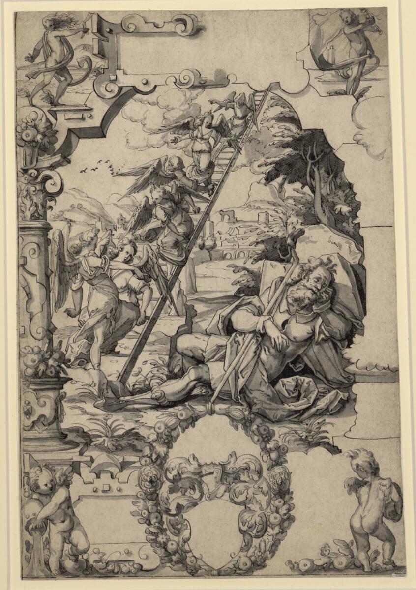 Jakobs Traum (Scheibenriss), Inv. Nr.: 37783