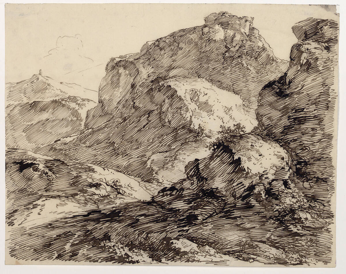 Felsige Gebirgslandschaft, Carl Friedrich von Rumohr