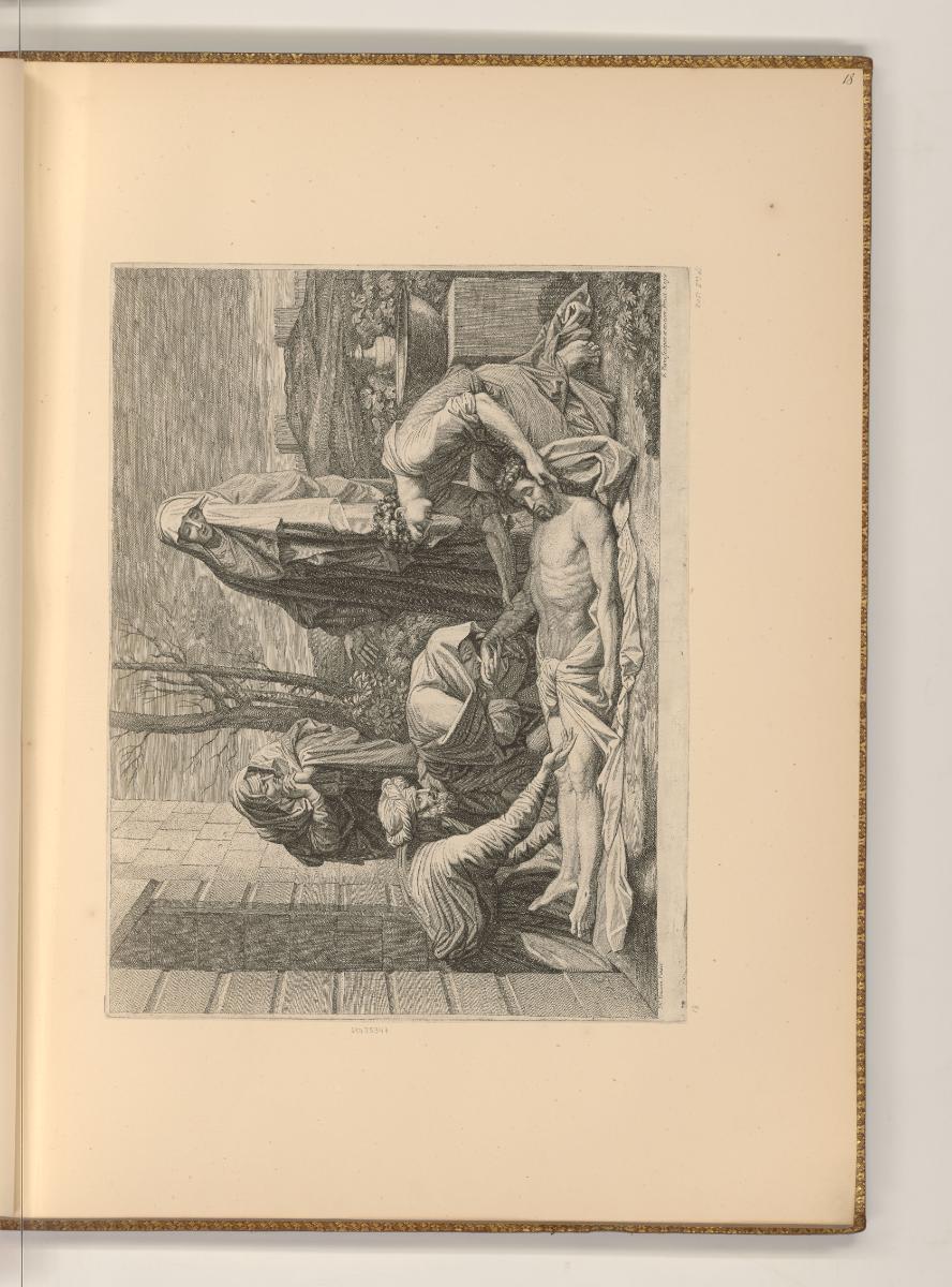 Druckgrafiken von Jean Pesne nach Nicolas Poussin, Beweinung Christi, Inv. Nr.: Frankreich nach…