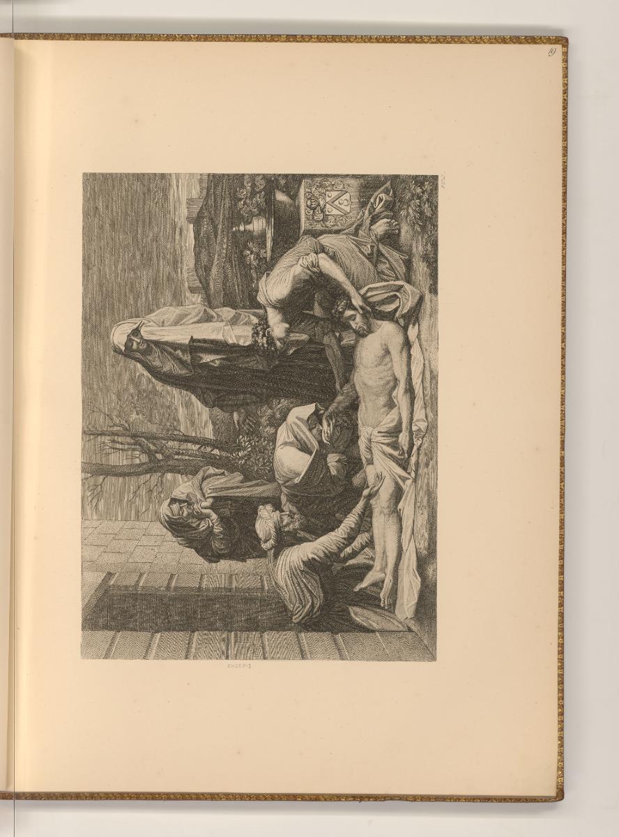Druckgrafiken von Jean Pesne nach Nicolas Poussin, Beweinung Christi, Inv. Nr.: Frankreich nach…