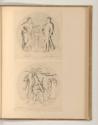 Druckgrafiken von Jean Pesne nach Nicolas Poussin, Herkules und das Orakel von Delphi; Cheiron …