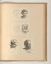 Druckgrafiken von Jean Pesne nach Nicolas Poussin, Kopfstudien, Inv. Nr.: Frankreich nach Sekti…