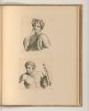 Druckgrafiken von Jean Pesne nach Nicolas Poussin, Oberkörperstudien, Inv. Nr.: Frankreich nach…
