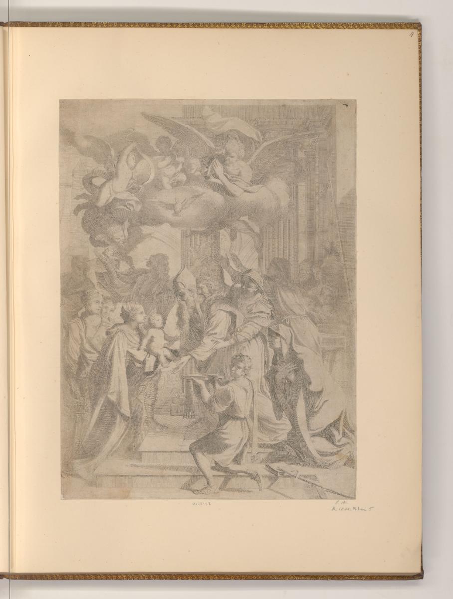 Druckgrafiken nach Nicolas Poussin, Darstellung des Herrn, Inv. Nr.: Frankreich nach Sektionen …