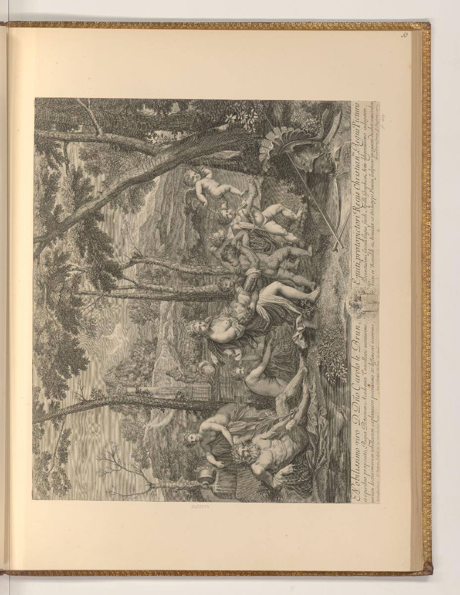 Druckgrafiken nach Nicolas Poussin, Armida und Rinaldo, Inv. Nr.: Frankreich nach Sektionen II/…