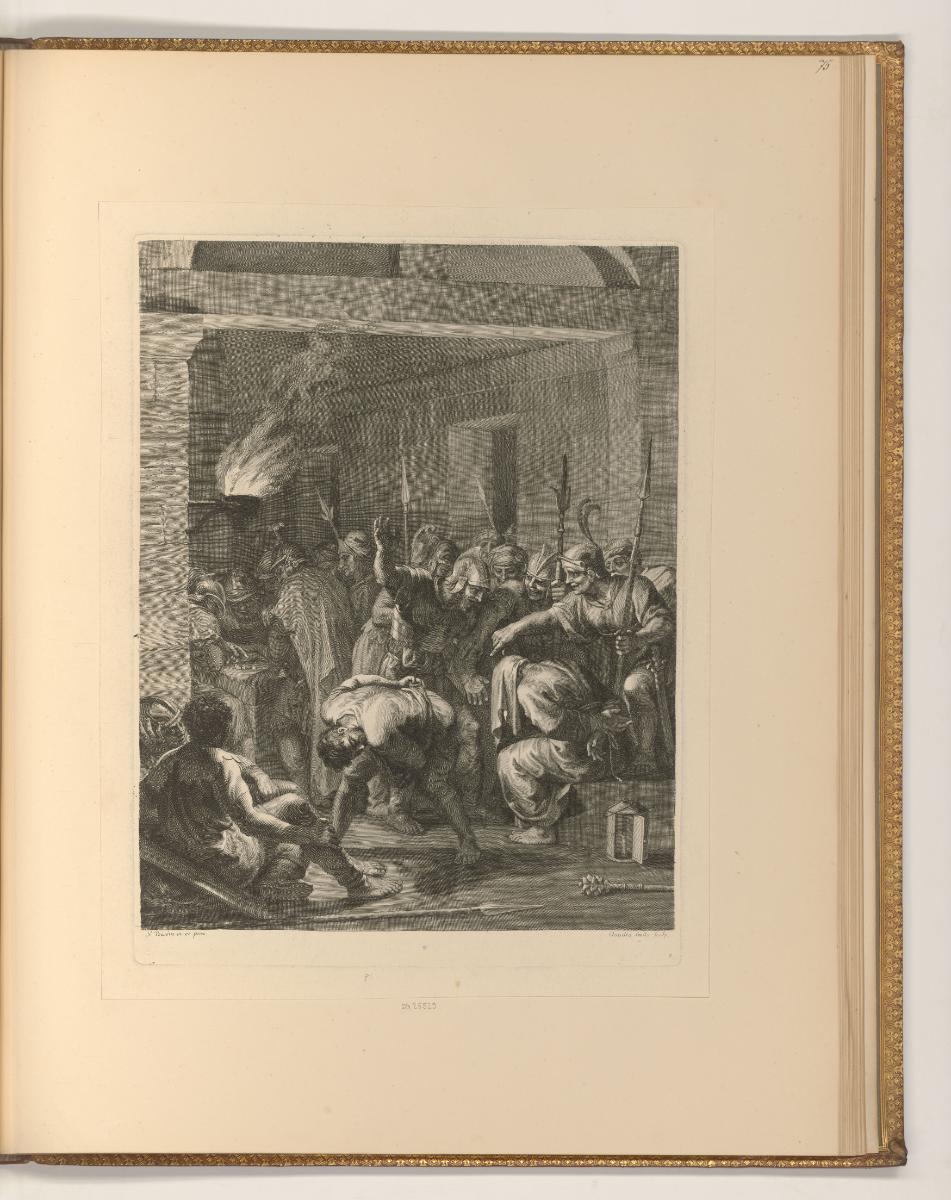 Druckgrafiken nach Nicolas Poussin, Die Verspottung Christi, Inv. Nr.: Frankreich nach Sektione…