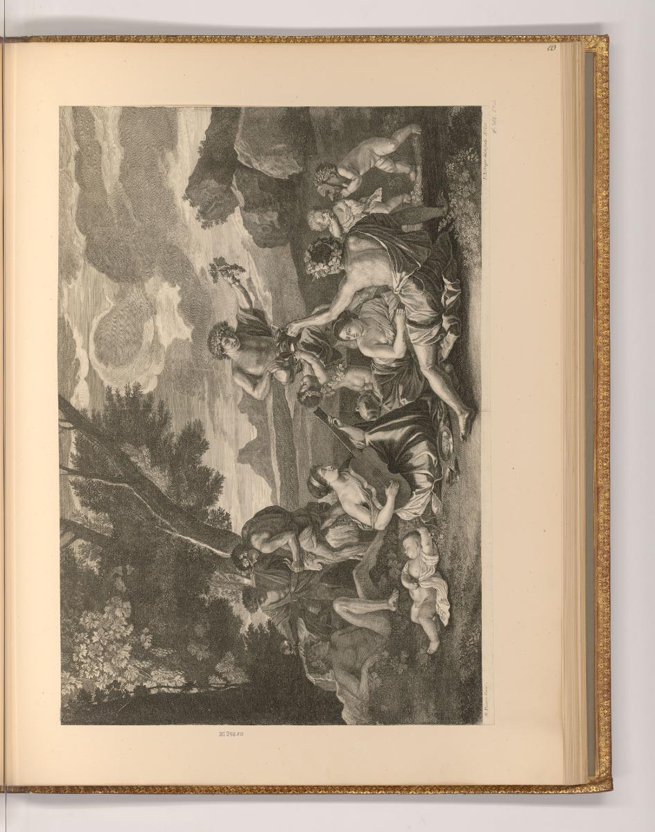 Druckgrafiken nach Nicolas Poussin, Bacchanal, Inv. Nr.: Frankreich nach Sektionen II/5, F/II/5…