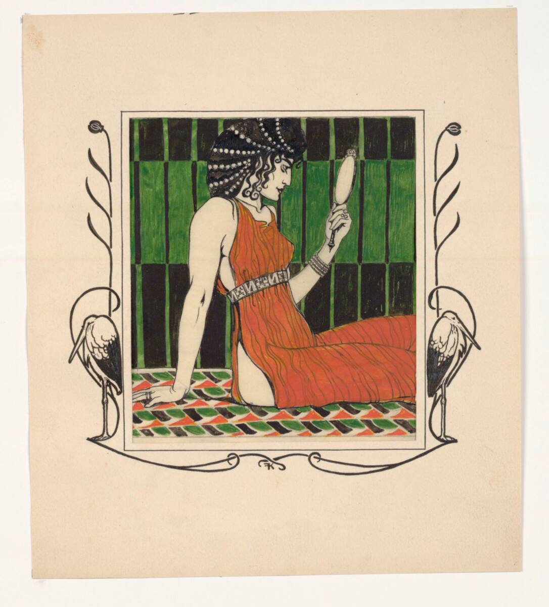 Entwurf für Ver Sacrum, Friedrich König