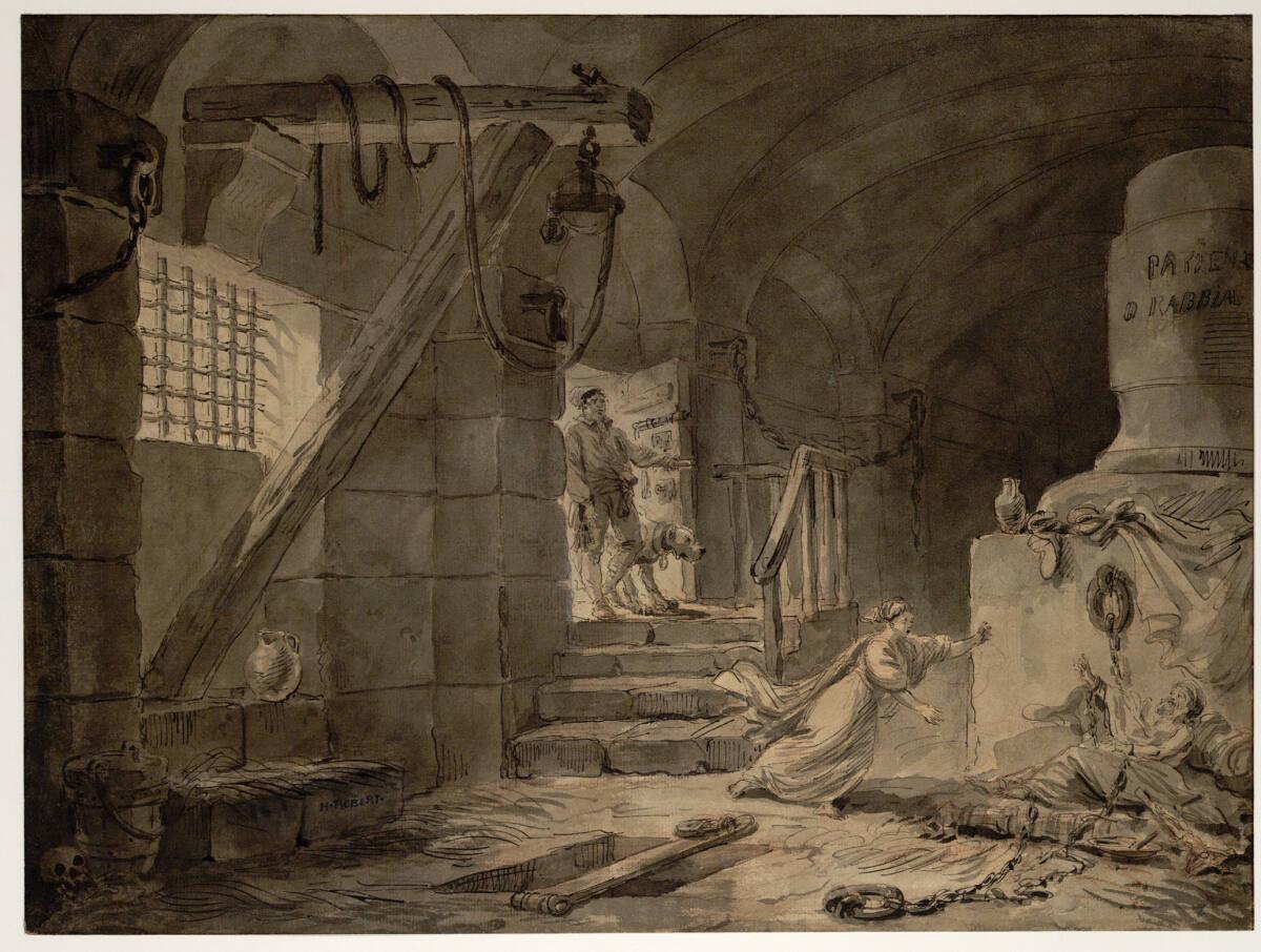 Hubert Robert, Kerkerszene, Inv. Nr.: 37890