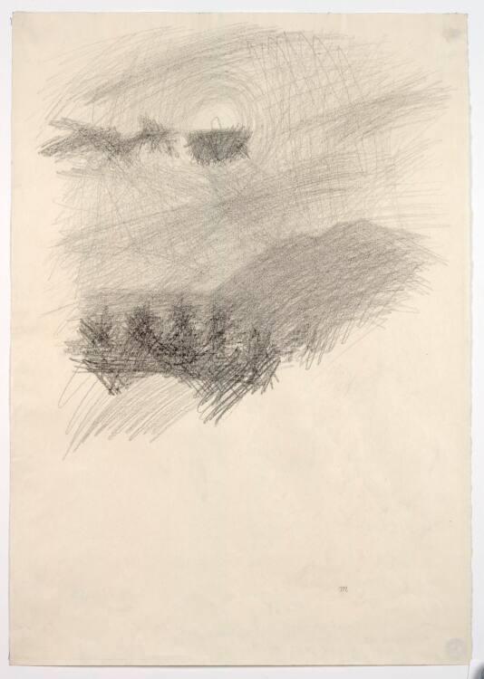 Max Weiler, Mondnacht mit Wolken, Inv. Nr.: 37920