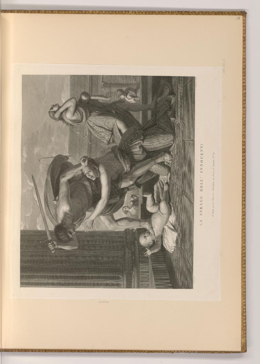 Druckgrafiken nach Nicolas Poussin, Kindermord von Bethlehem, Inv. Nr.: Frankreich nach Sektion…