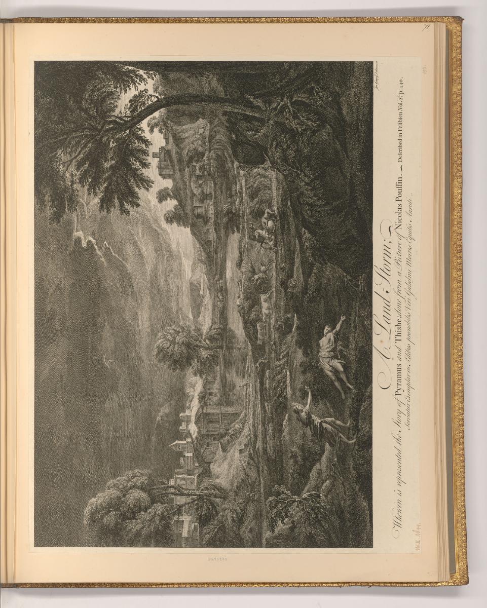Druckgrafiken nach Nicolas Poussin, A land storm, Inv. Nr.: Frankreich nach Sektionen II/7, F/I…
