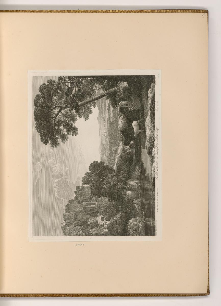 Druckgrafiken nach Claude Lorrain, Landschaft mit Argus und Io, Inv. Nr.: Frankreich nach Sekti…