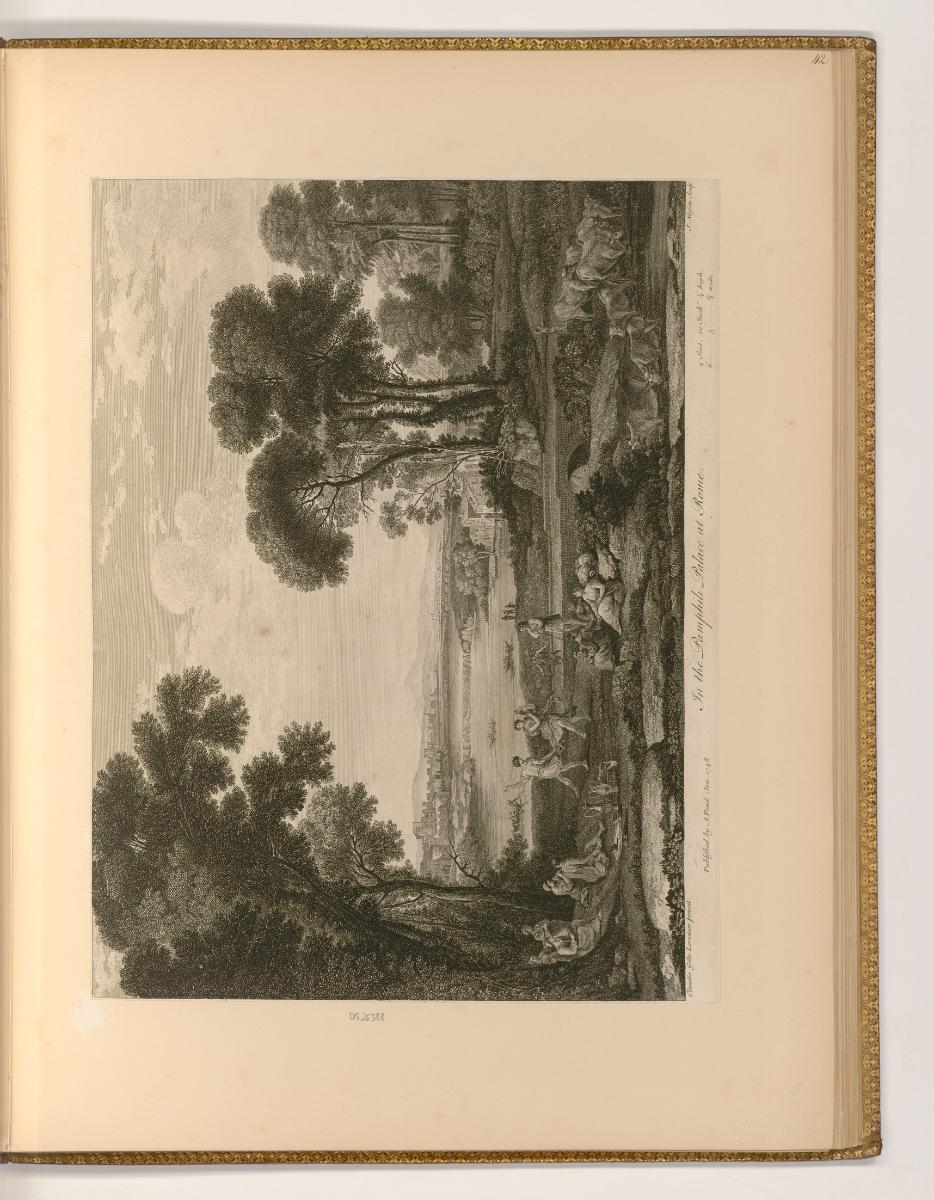 Druckgrafiken nach Claude Lorrain, Der Pamphilj Park in Rom, Inv. Nr.: Frankreich nach Sektione…
