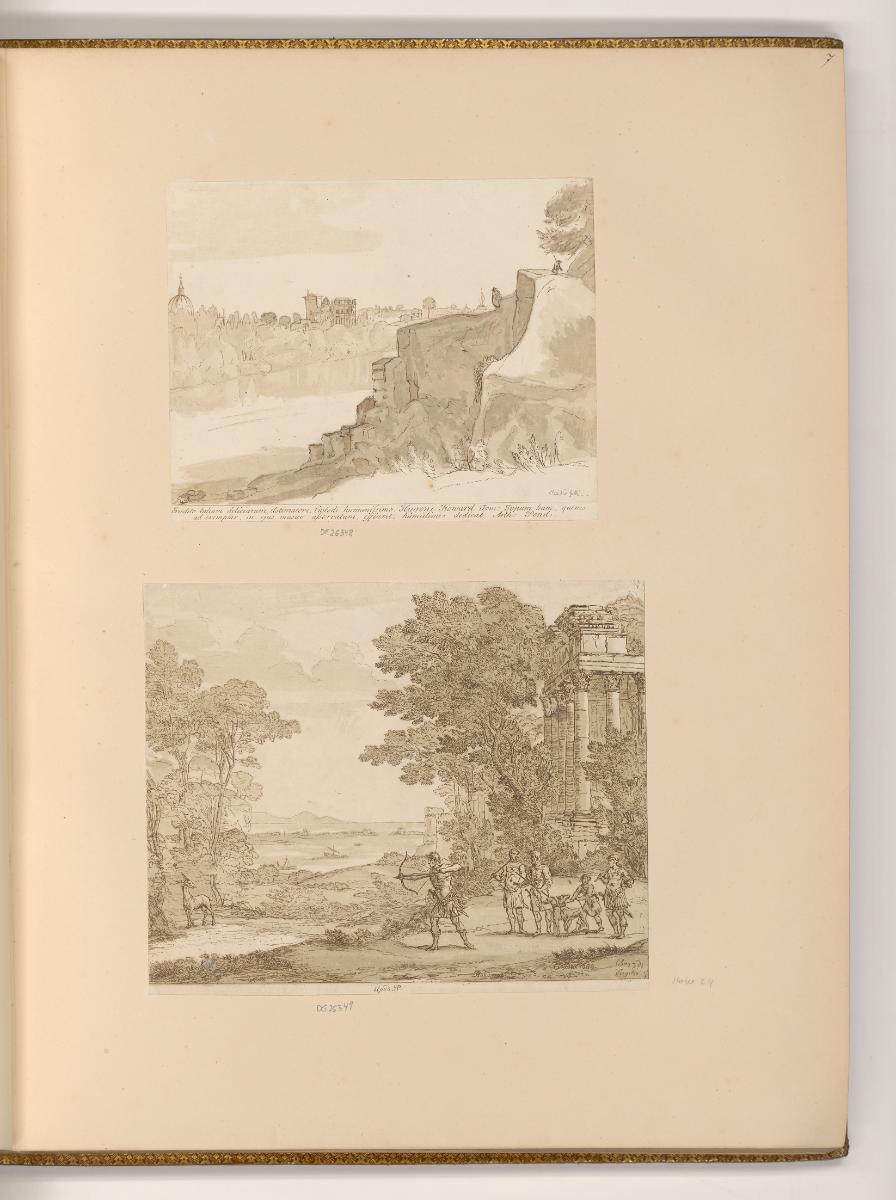Druckgrafiken nach Claude Lorrain, Landschaften, Inv. Nr.: Frankreich nach Sektionen II/11, F/I…